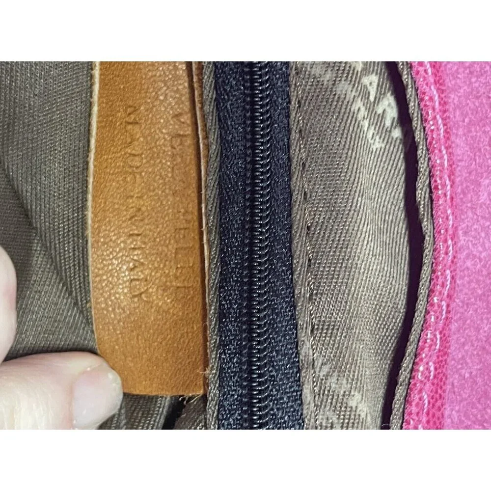 Zagara Italian Leather Pink Purse